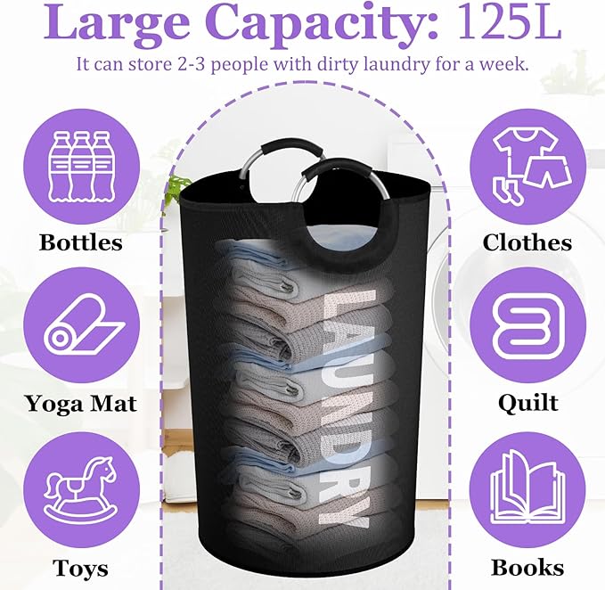 125L Extra Large Laundry Basket