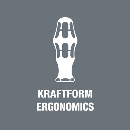 Wera 6147 Kraftform Insulated VDE Screwdriver Set, 7 Pieces