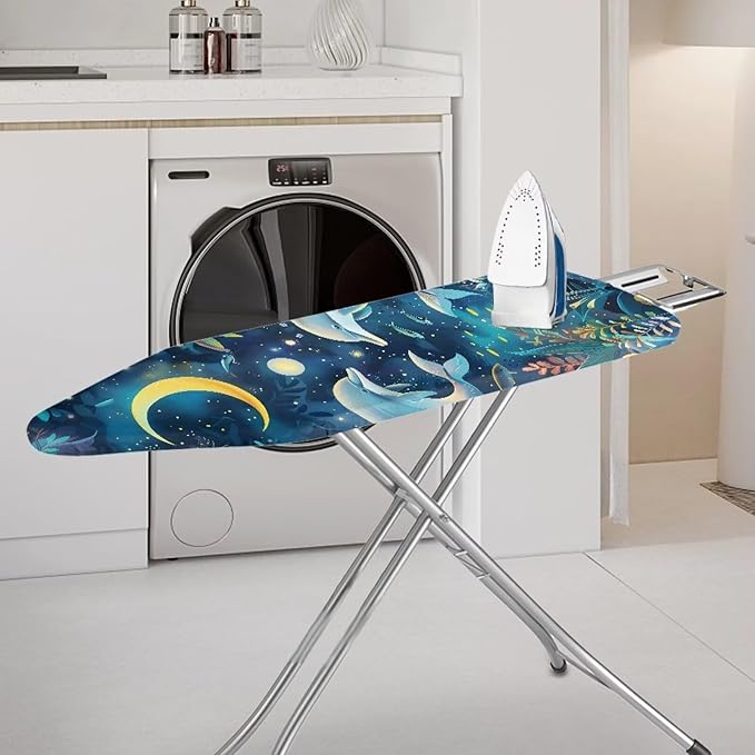 Dolphin Ironing Board Cover and Pad, Stain Resistant and Scorch, Smooth Iron