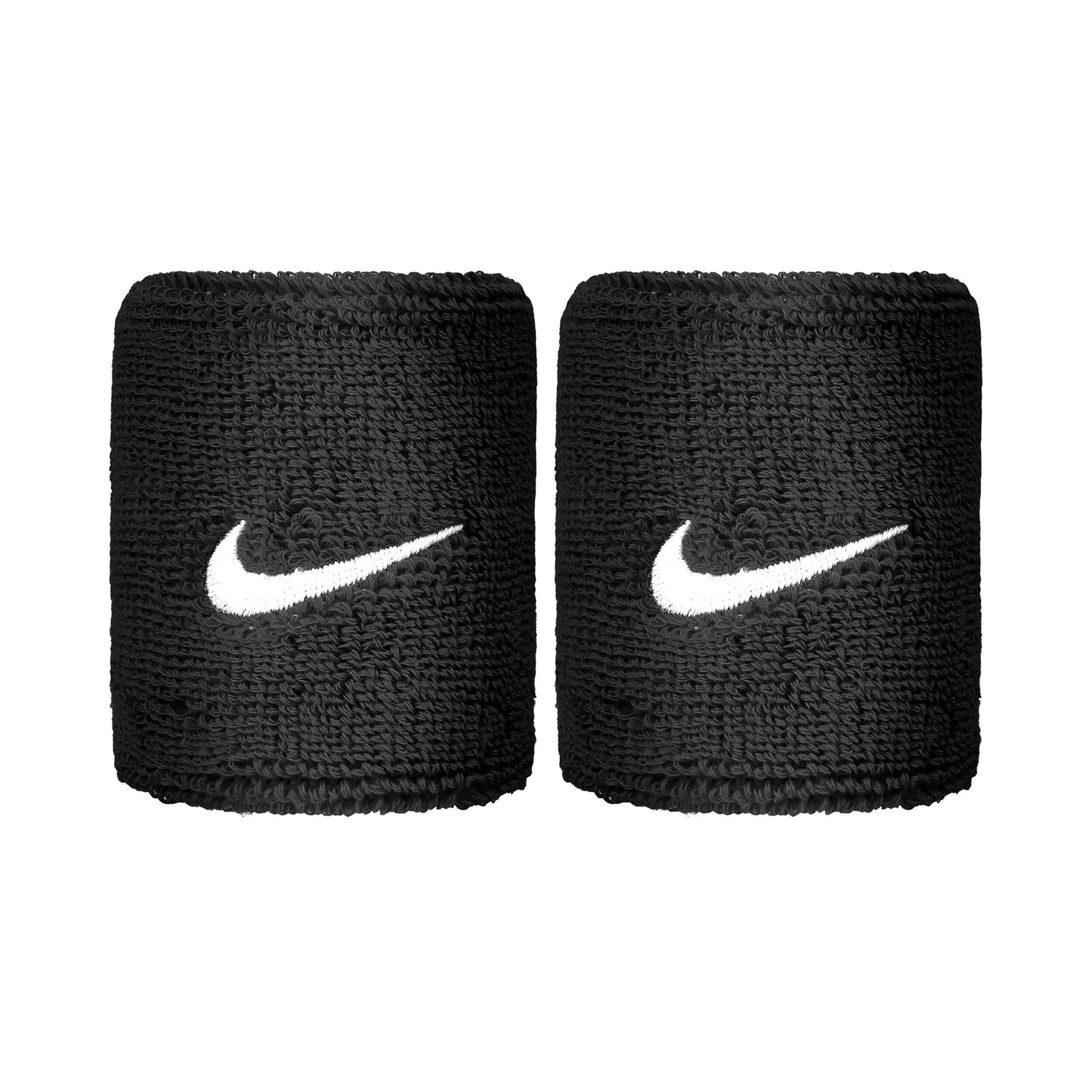 Nike Swoosh Wristbands 2pk Black | White