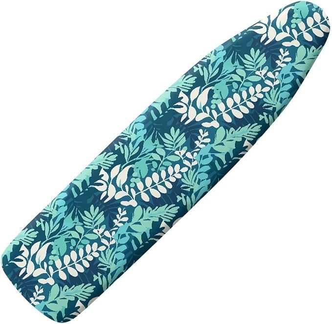 Watercolor Leaf Steam Ironing Board Cover Stain Resistant, Minimalism Leaves
