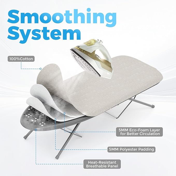 KINGBOARD Tabletop Ironing Board, Small Ironing Boards