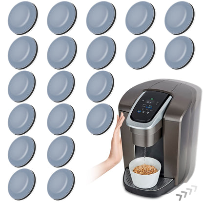 Appliance Sliders for Kitchen 24 PCS Self-Adhesive Small Kitchen Finds Appliance Slider Hacks Easy to MovIing & Space Saving Must Have Home Gadgets Mixer Accessories for Countertop