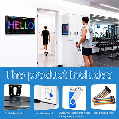 ZONTRONCM Outdoor Programmable Scrolling Waterproof Led Sign P10(26" * 14")