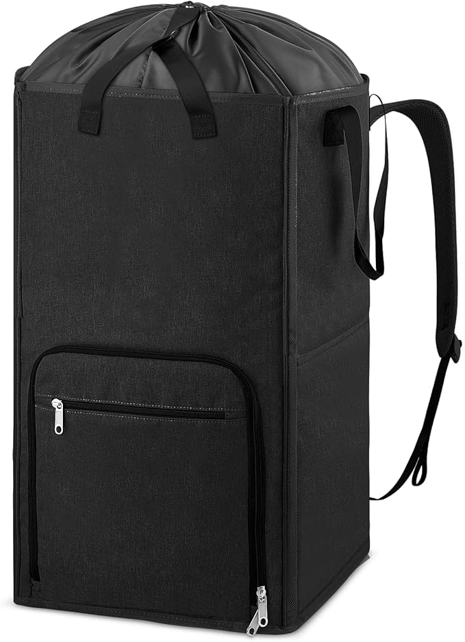 Laundry Backpack Bag, Bukere Extra Large 2 in 1 Laundry Hamper Basket