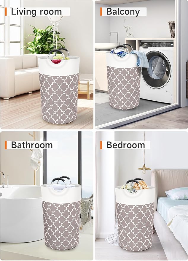 Large Laundry Basket Laundry Hamper Bag Washing Bin Clothes Bag Collapsible Tall