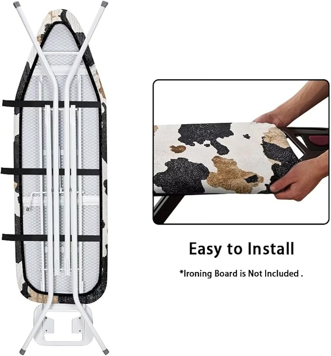 Cowhide Ironing Board Cover and Pad