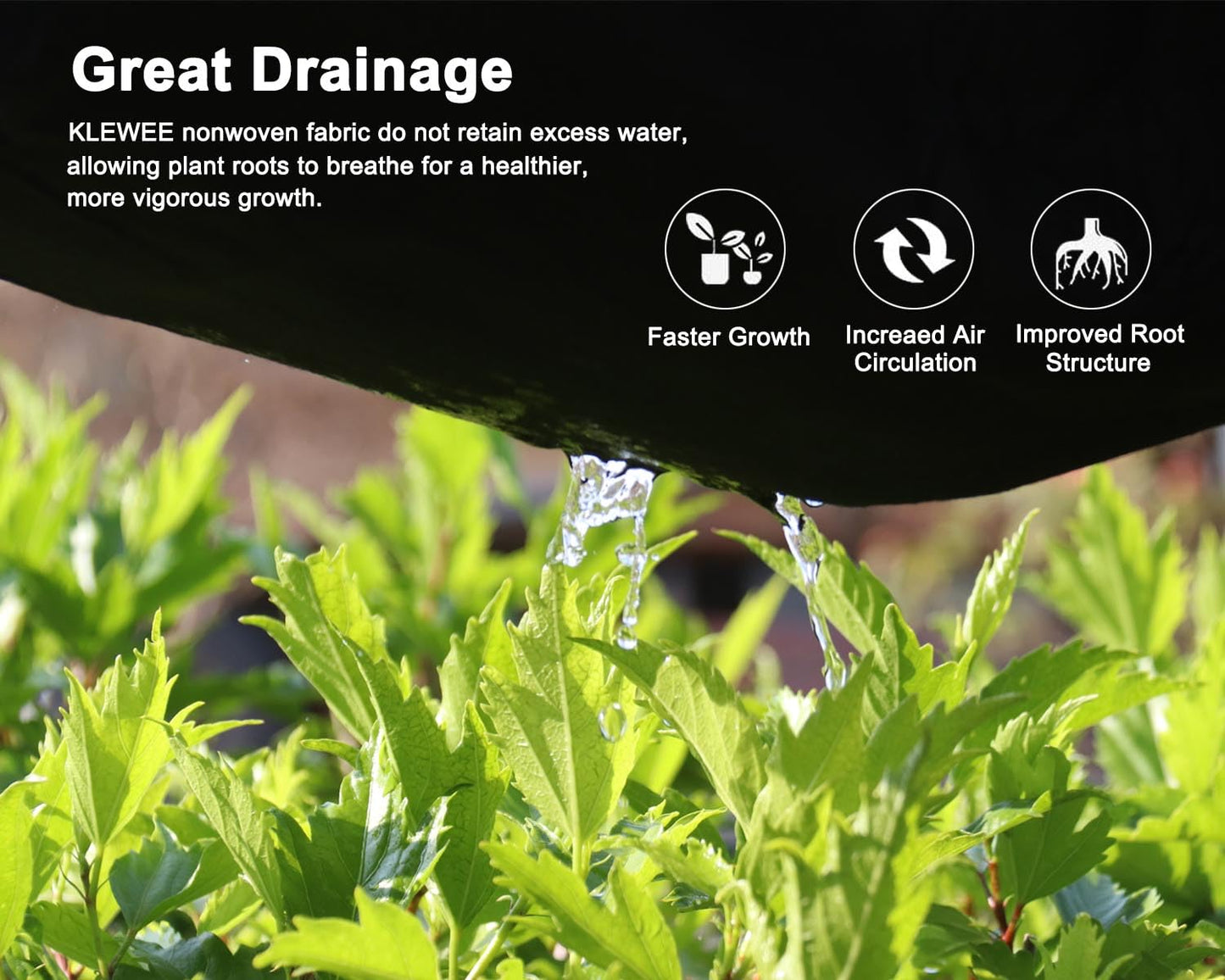KLEWEE Fabric Raised Garden Bed, 128 Gallon 6 x 3FT Garden Growing Bags for Planting Vegetables, Flowers and Herbs, Breathable Plant Bed Large Grow Planter Bags 8 Grids