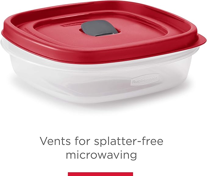 Rubbermaid 16-Piece BPA-Free Plastic Food Storage Set, Dishwasher Safe: Perfect