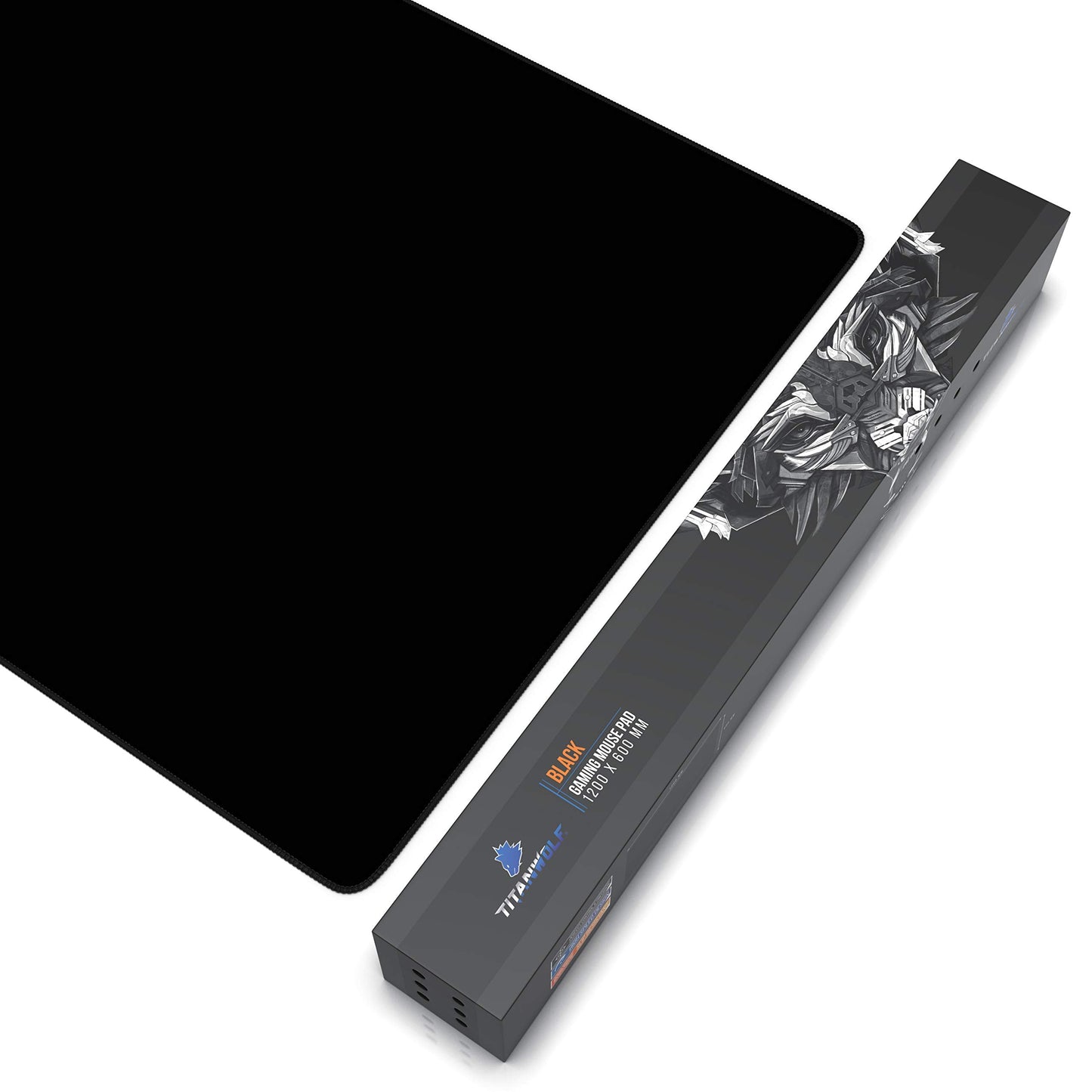 TITANWOLF - XXL Mouse Pad, Extra Large Gaming Mouse Mat 1200x600mm Oversize, XXL Mouse Pad, Desk Pad XXXL Extended, Precision and Speed, NonSlip Rubber Base, For Mice and Keyboards
