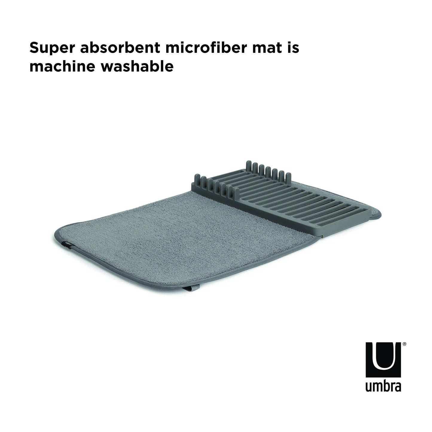 Umbra 1004301-149 Udry Drying Mat Mini Charcoal