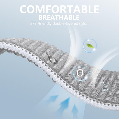 Lenrao Compatible with Apple Watch Bands for Men 40mm 38mm 41mm 42mm, Velcro Sport Stretchy Nylon Loop Braided Strap for iWatch Bands Men Series Ultra SE 10 9 8 7 6 5 4 3 2 1