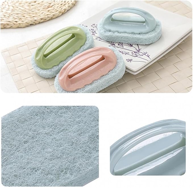 Kitchen Sponge Bathtub Pool Scrub Brush Strong Scouring Dish Washing Cleaning