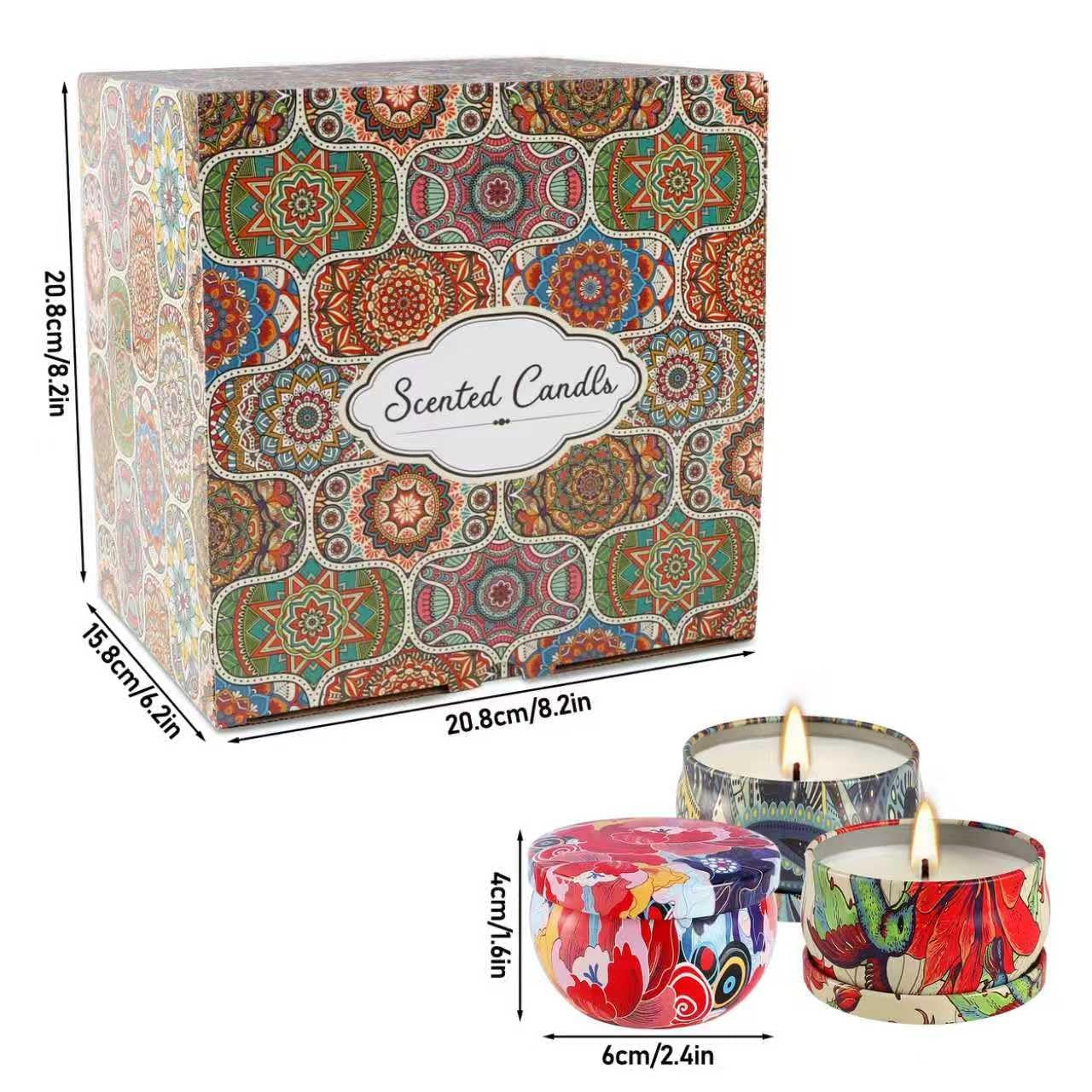 Scented Candles Gifts Set 36 Pack Soy Wax Travel Tin Jar Candles for Home 2.5 OZ for Mom for Christmas, Home Scented Decoration Relaxation, Thanksgiving, Mother's Day.