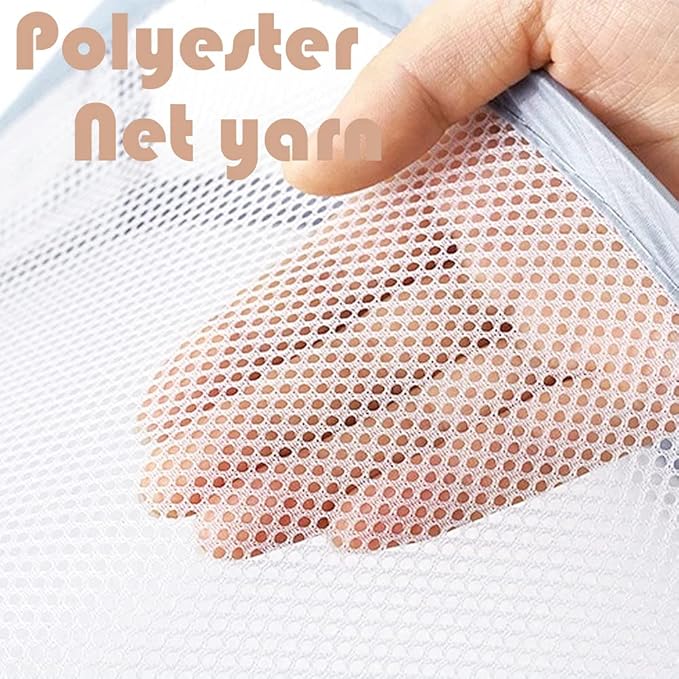 Mesh Collapsible Small Wall Laundry Baskets，Hanging Laundry Hamper，for Hotel
