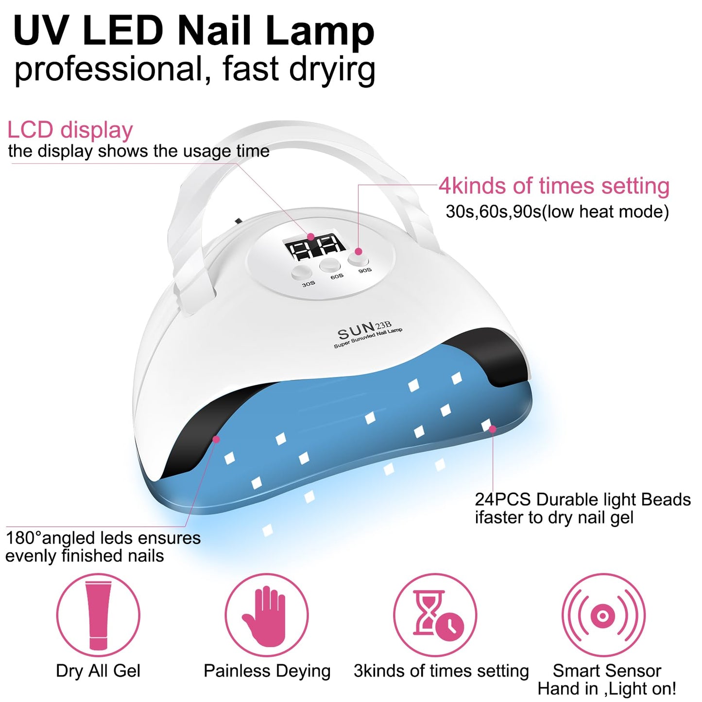 YALSYNY NAIL POLISH KIT with U V Lamp and Drill Starter Kit 36 Colors Gel Nail Polish Nail Art Gel Manicure Kit