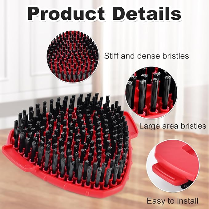 2 Pack Upgrade Scrub Brush Replace Heads Compatible