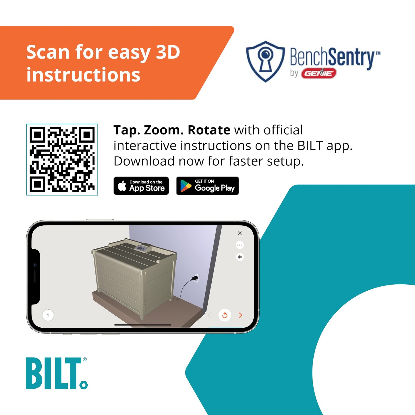 BenchSentry Connect by Genie Tan Package Delivery Box for Outside
