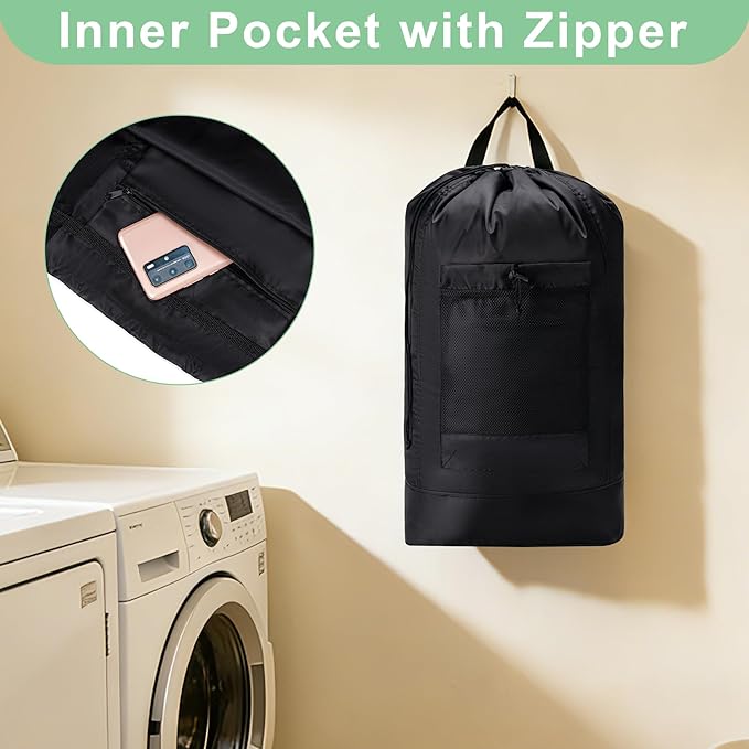 Backpack Laundry Bag, Large Travel Laundry Bags