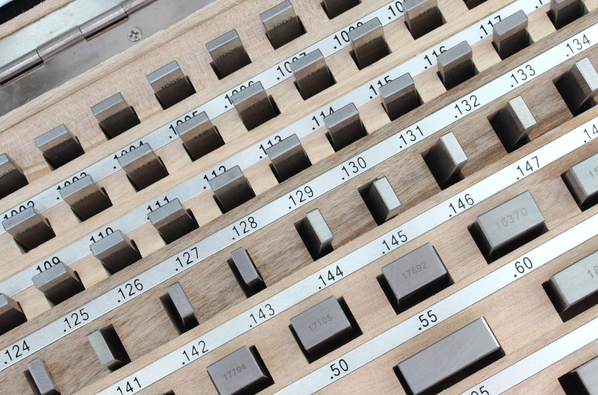 Accusize Industrial Tools 81 Pc Grade AS-1 Steel Gage Block Set, P900-S582