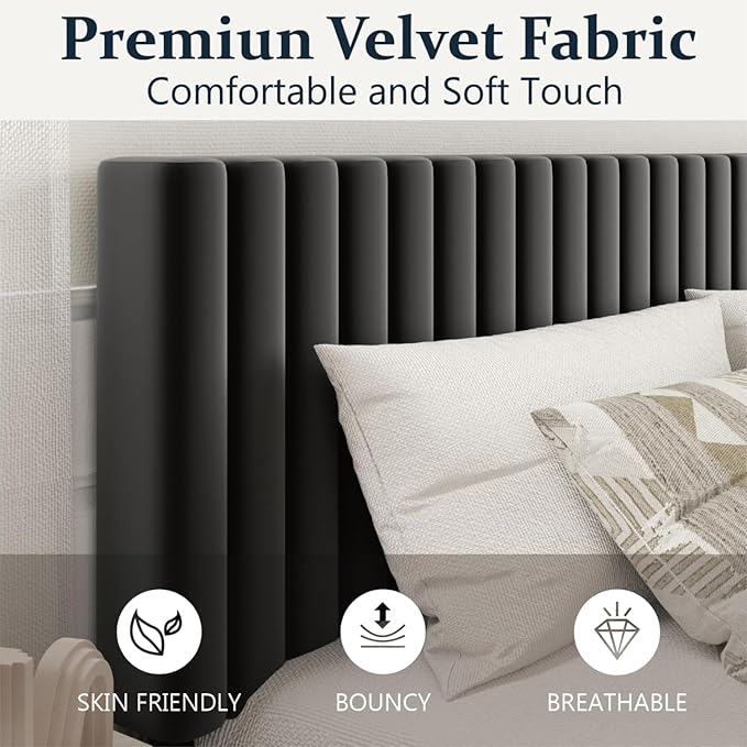HAOARA Full Size Platform Bed Frame