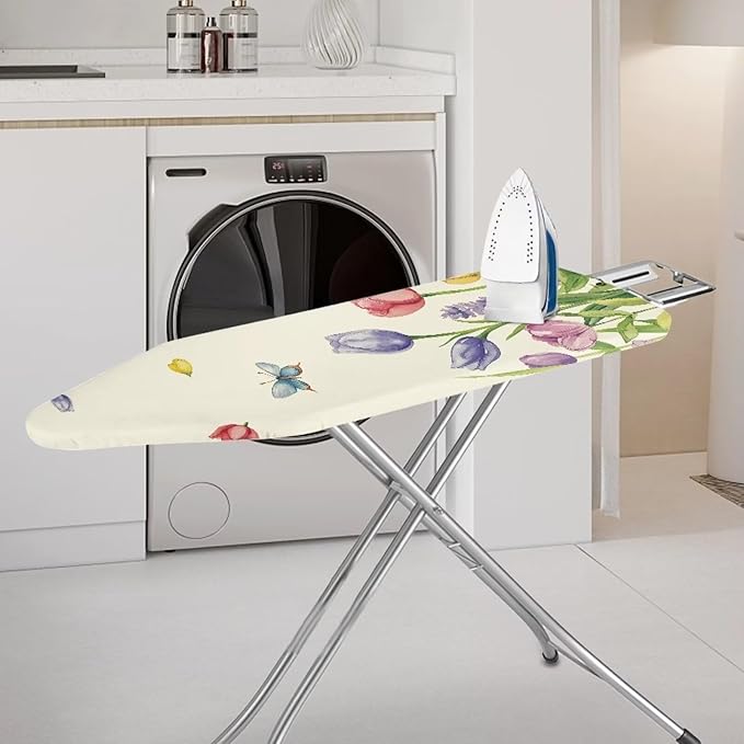 Tulip Ironing Board Cover Heat Reflective Anti-dust, Soft Fabric Cover