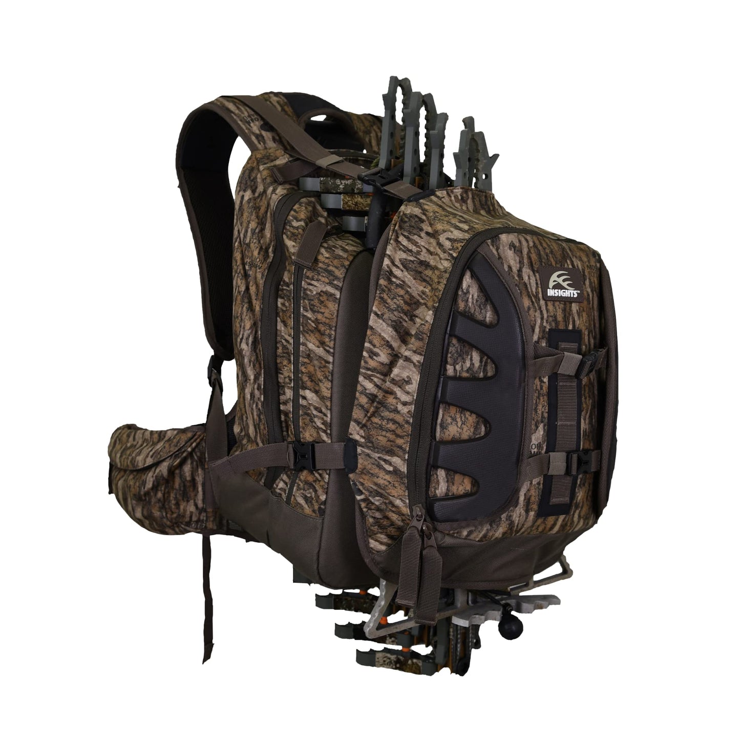 INSIGHTS HUNTING by frogg toggs - The Shift, Heavy Duty Rifle Carrier Hunting Backpack, Mossy Oak Bottomland
