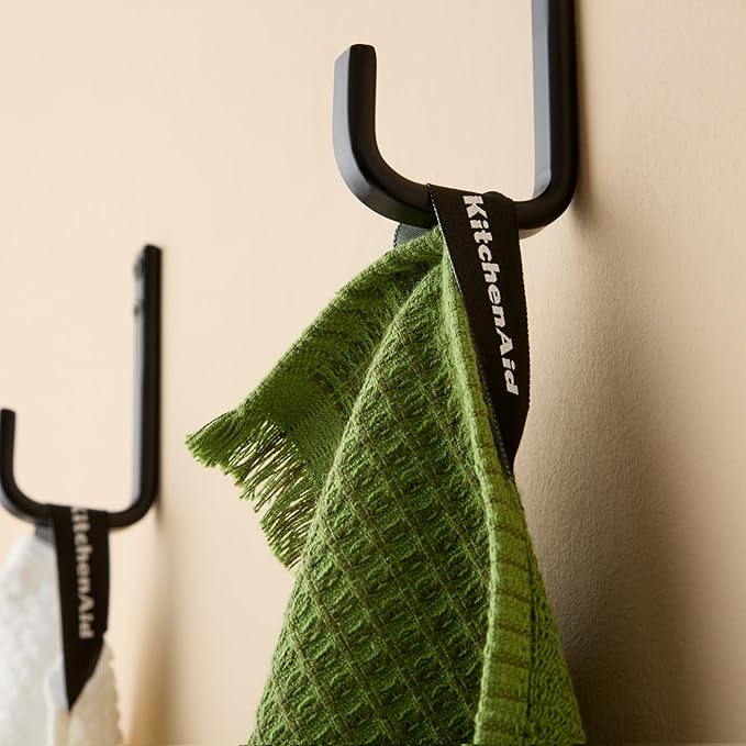 KitchenAid Gourmet Series Gridlines Kitchen Towels 3-Pack Set, 100% Cotton