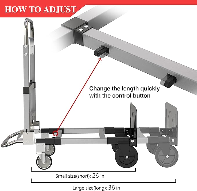 Suzhi Convertible Hand Truck Dolly Cart