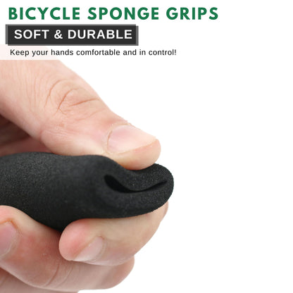 Ultracycle's Cruiser & Road Foam Grips - Soft and Cushy Design, High-Density Foam Rubber, 4-Piece Kit, 8.5 Inches - Ultimate Comfort and Control for Your Bike's Handlebars