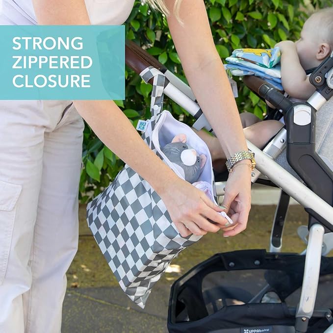 Bumkins Waterproof Wet Dry Bag for Baby, Swim Suit, Cloth Diapers, Pump Parts