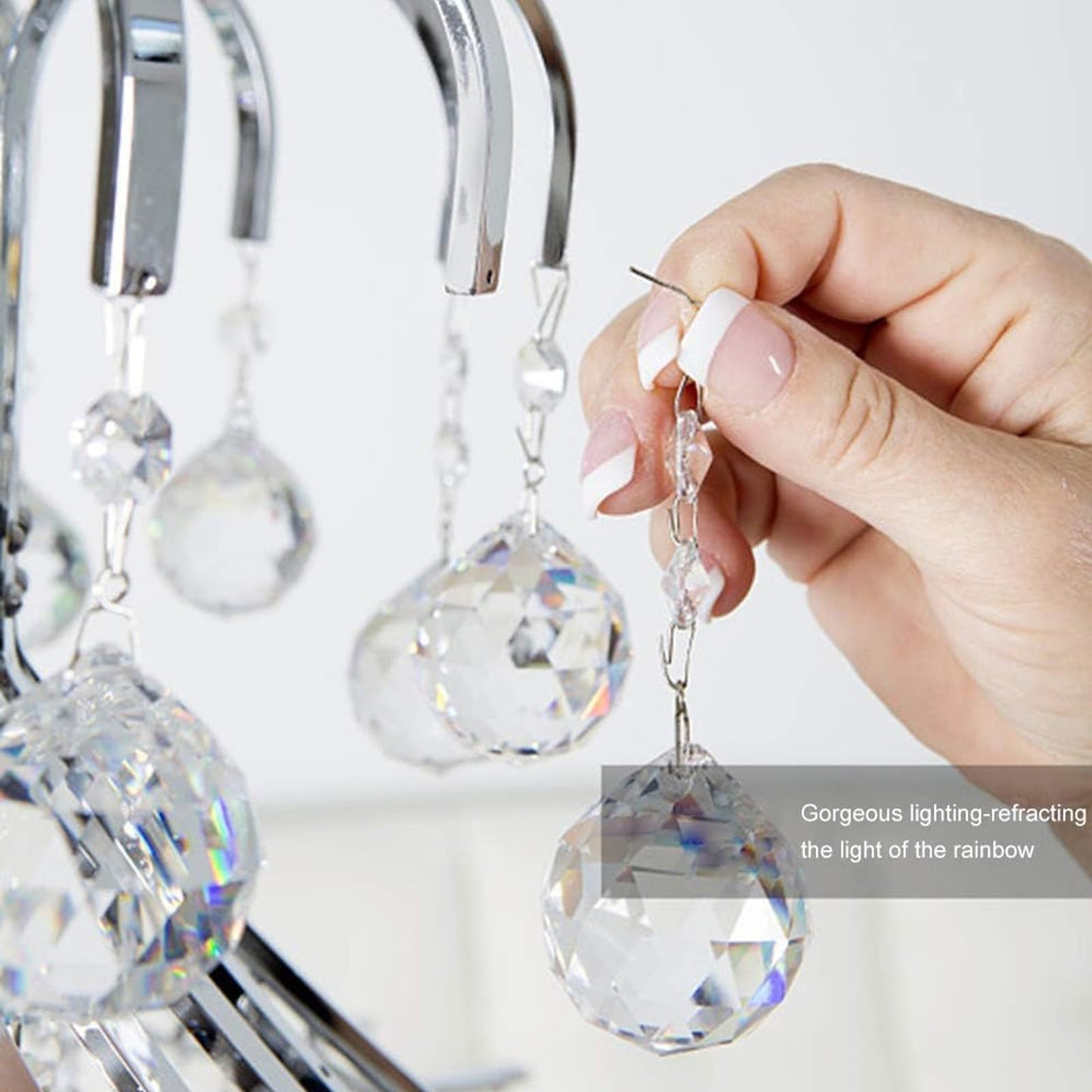 MerryNine 20mm Clear Crystal Ball Prism Sun Shine Catcher Rainbow Pendants Maker, Hanging Crystals Prisms for Windows, for Feng Shui, for Gift (20mm/0.79", 24)