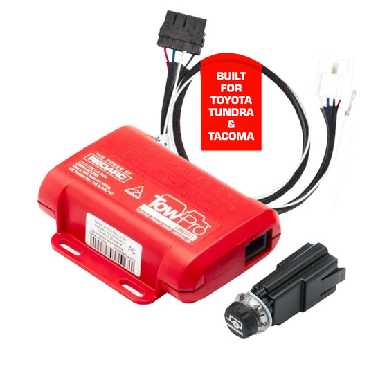 REDARC Tow-Pro Liberty Electric Trailer Brake Controller Kit for Toyota Tundra, Tacoma, Proportional Braking, Plug and Play, 12V Compatible to Tow RV, Camper, Trailer, Boat