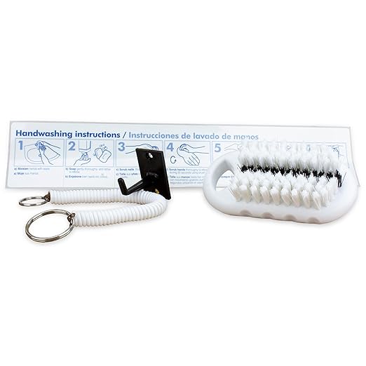 SPARTA Nail Scrub Brush Commercial-Grade, Heavy-Duty Hand and Fingernail Brush