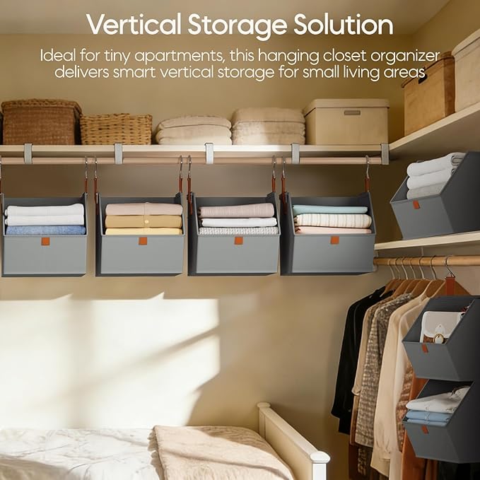 Collapsible Hanging Closet Organizer