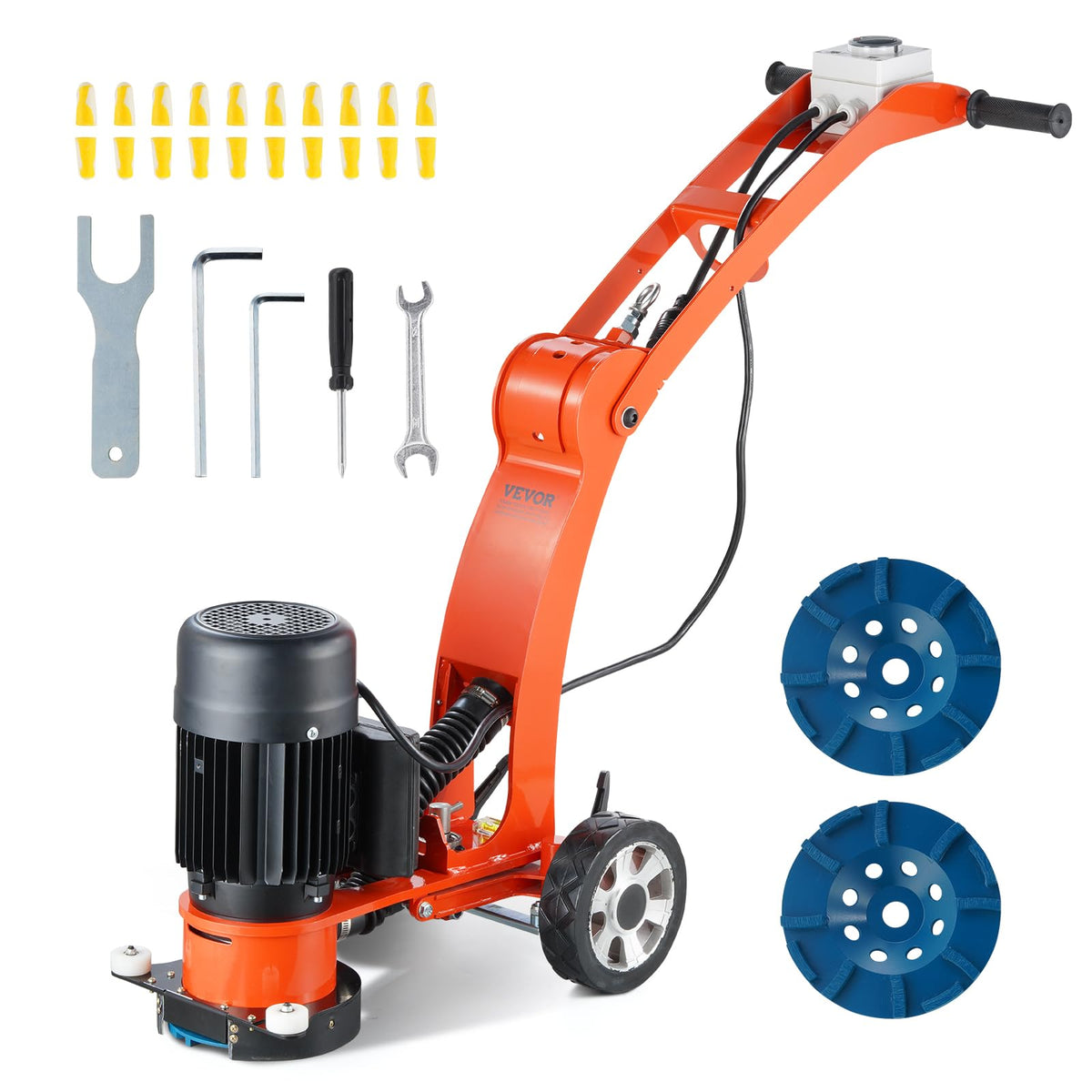 VEVOR Electric Concrete Floor Grinder, 7" 1300w