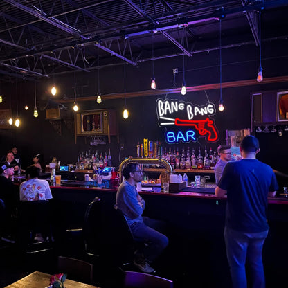 JFLLamp Crs LIGHT Neon Signs for Wall Decor Neon Lights for Bedroom Led Signs Suitable for Man Cave Bar Pub Restaurant Christmas Birthday Party Gift Led Art Wall Decorative Crs Light Bar Sign, 5V Usb Power, 17*11 Inch(Azure+red+white）