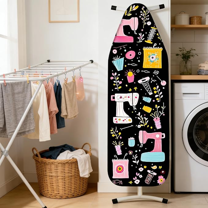 Nuxovilar Ironing Board Cover Needle Cotton 15x54 Inches | Ironing Board Cover