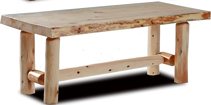 Live Edge Log Rustic Coffee Table