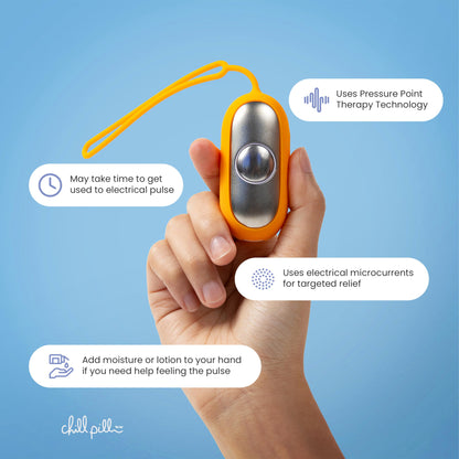 The Chill Pill Sleep Aid Device, Compact Sleep Device for Stress Relief, Panic Attacks and Agitation, Chill Pill Device for Improved Sleep, Mood and Focus - The Original Chill Pill by Mend Your Mental