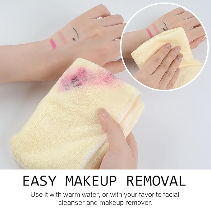 SINLAND Microfiber Facial Cloths Fast Drying Washcloth 12inch x 12inch