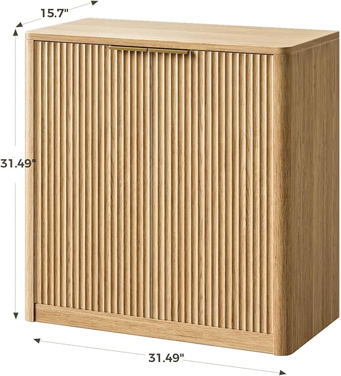 Evermagin 31.5" Oak Buffet Cabinet