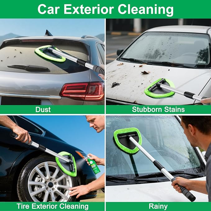 XINDELL 24-inch Windshield Cleaner Tool – Upgrade Large Head Car