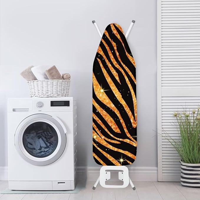 GLENLCWE Wild Bronze Stripe Ironing Board Cover