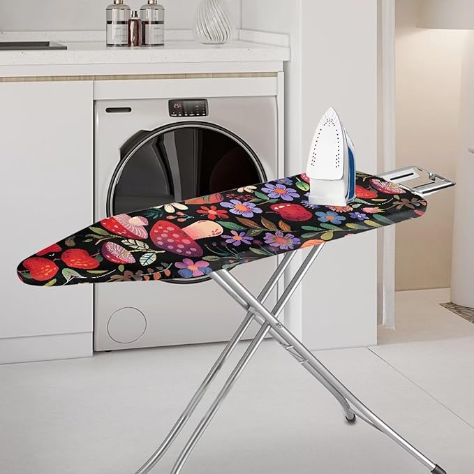 Mushroom Floral Ironing Board Cover Dust Covers Standard Ironing Board Full Size
