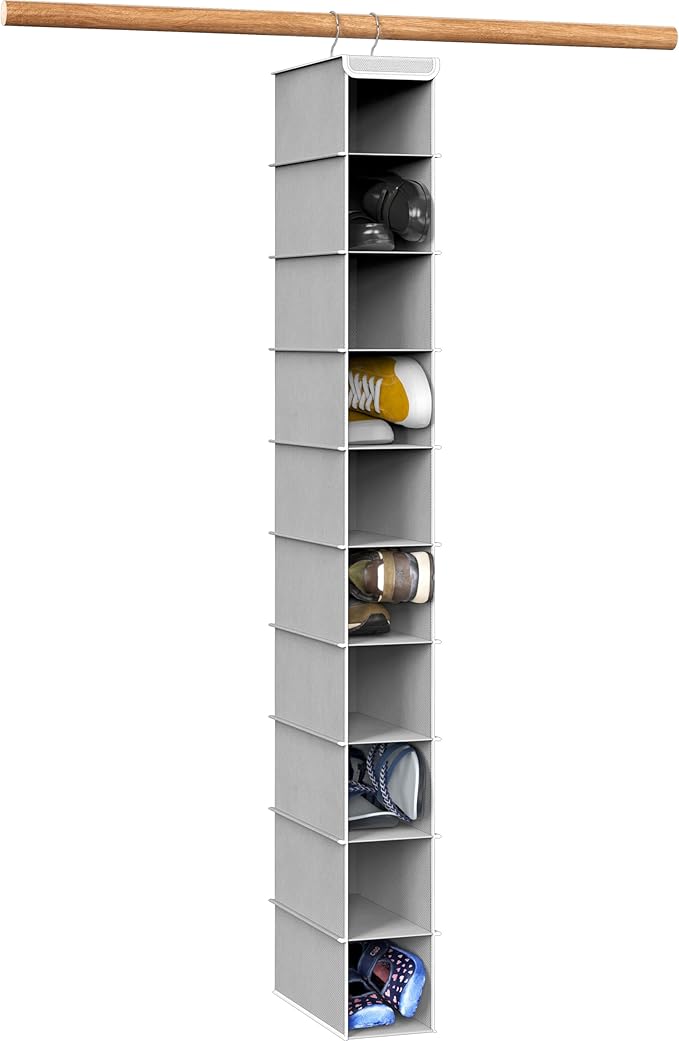 Simple Houseware 10 Shelves Hanging Shoes Organizer Holder