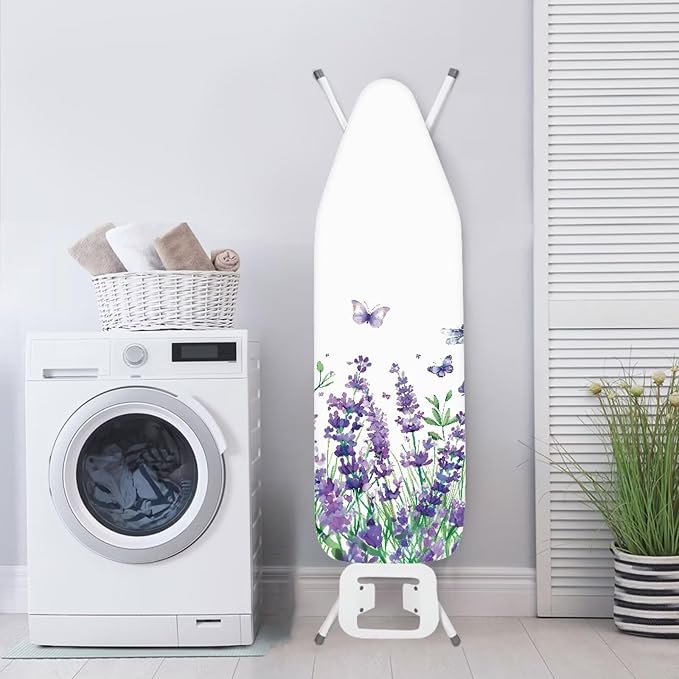 Flower Ironing Board Cover and Pad Standard Size Sea Butterfly Iron Table