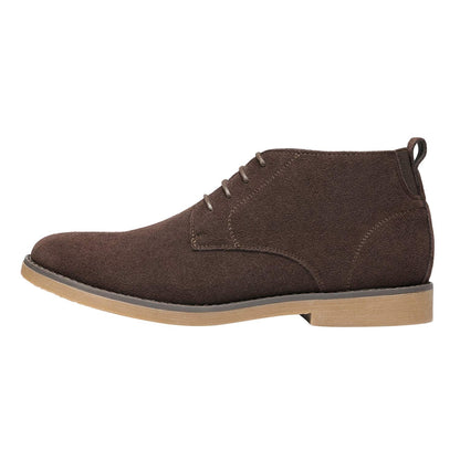 Bruno Marc Men's Chukka Suede Leather Chukka Desert Oxford Ankle Boots,Size 9.5,DARK/BROWN,CHUKKA