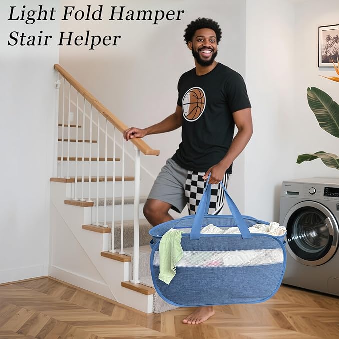 100L Mesh Pop Up Laundry Hampers
