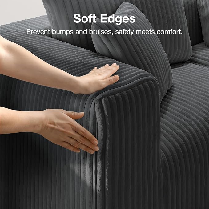 Novilla Modular Sectional Sofa, Modern Cloud Sectional Couch